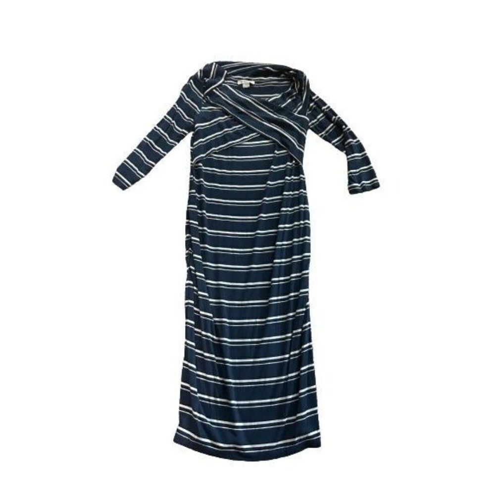 Striped Maternity Dress (A1)